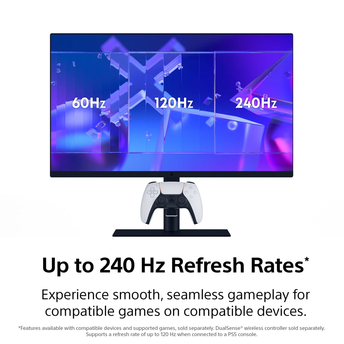 Sony Interactive Entertainment - PlayStation 27" Gaming Monitor with DualSense® Charging Hook - Black