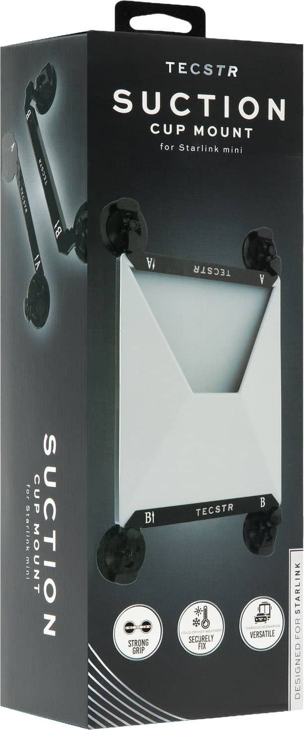TECSTR - Starlink Mini Suction Cup Mount - Black