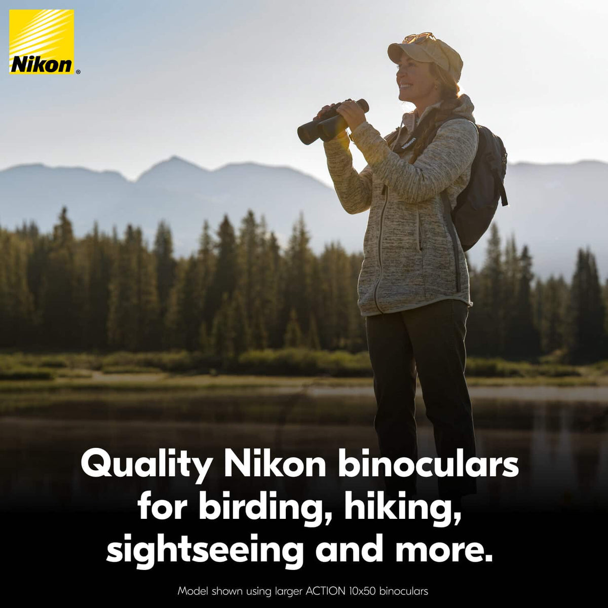 Nikon - ACTION 8x42 Binoculars - Black