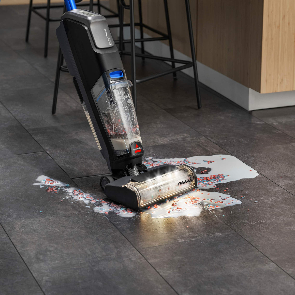 BISSELL - CrossWave OmniFind All-in-One Multi-Surface Cleaner - Black/Titanium
