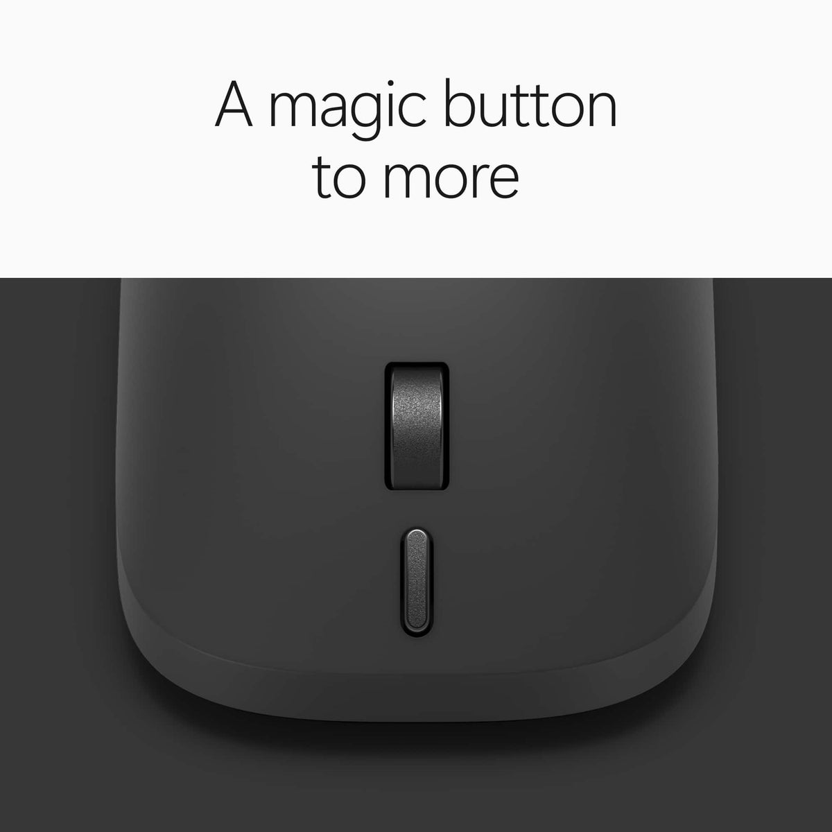 Microsoft - Surface Mouse - Bluetooth Ambidextrous Mouse with BlueTrack and Haptics - Wireless - Black