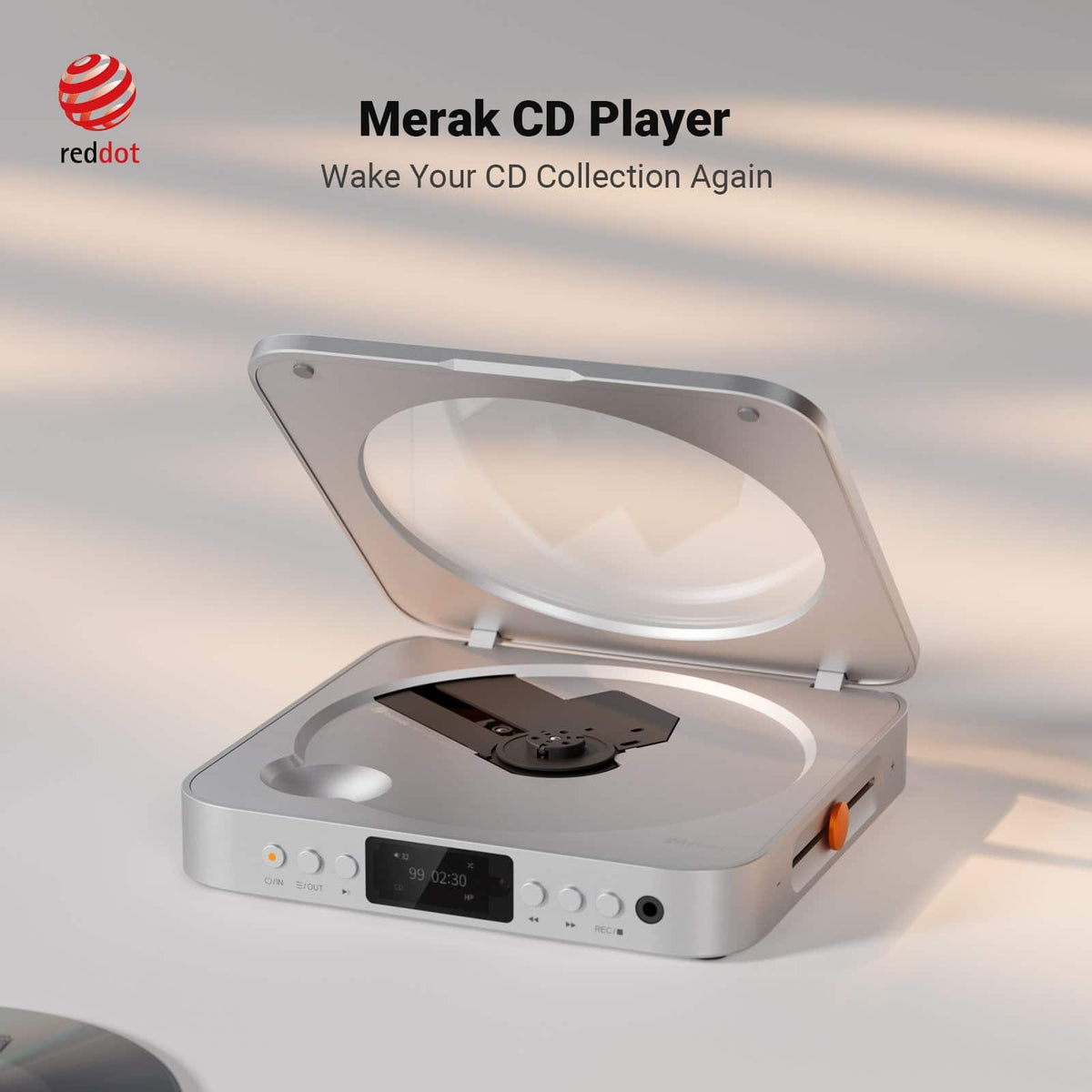 Fosi Audio - Merak CD Player - Silver