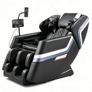 Sillón de masaje reclinable, gravedad cero y presión de aire de cuerpo completo - Negro