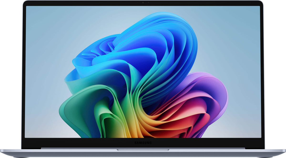 Samsung - Galaxy Book4 Edge - Copilot+ PC - 15.6" LED Laptop - Snapdragon X- 16GB Memory- 512 GB Storage - Sapphire Blue
