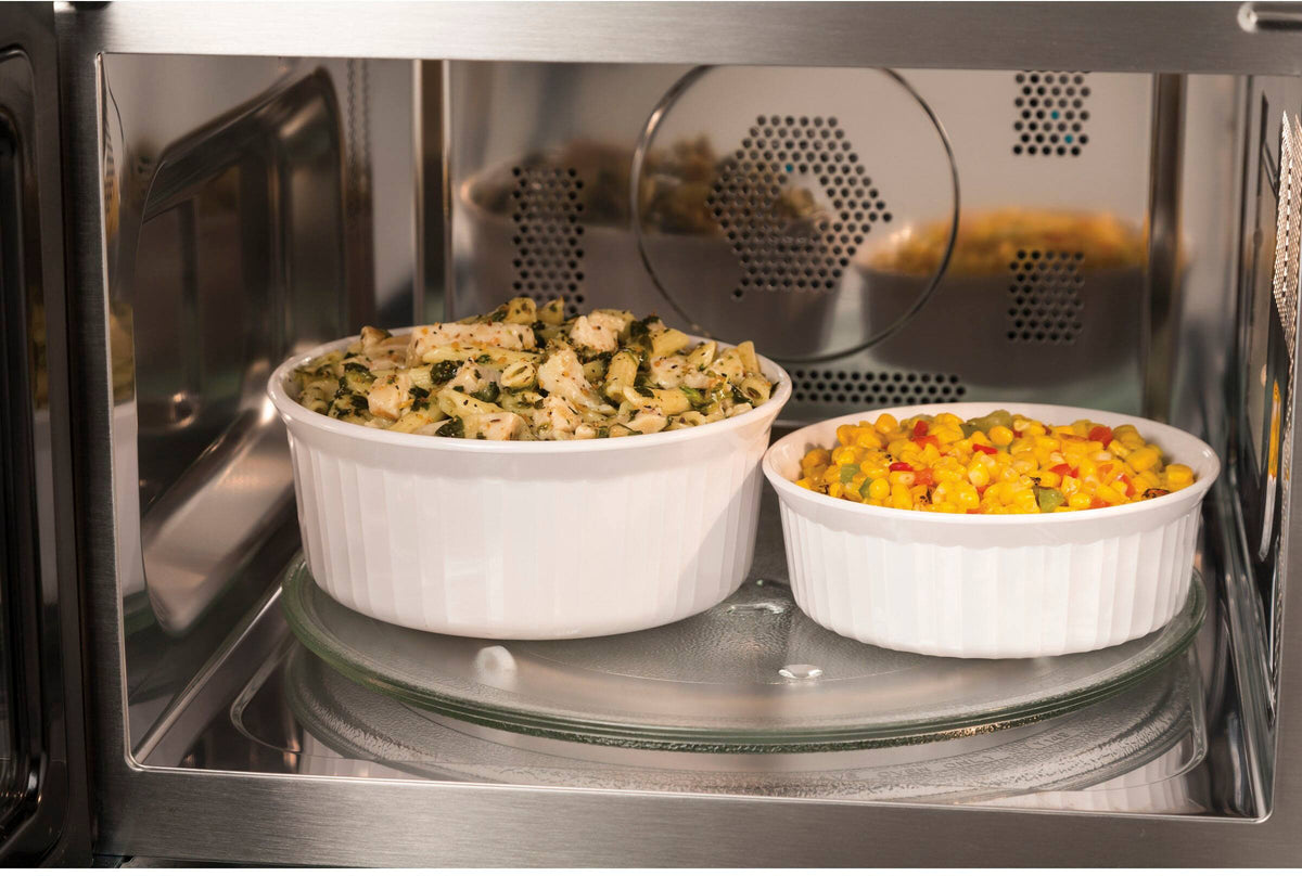 GE Profile - 1.5 Cu.Ft. Convection Countertop Microwave with Sensor Cooking and Scan to Cook Technology - Stainless Steel