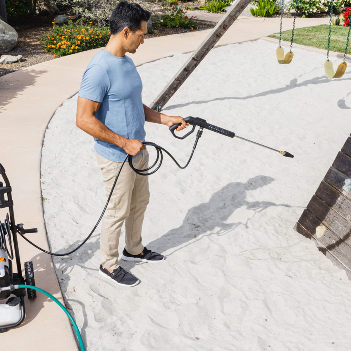 WORX - Electric Pressure Washer up to 2000 PSI - Black