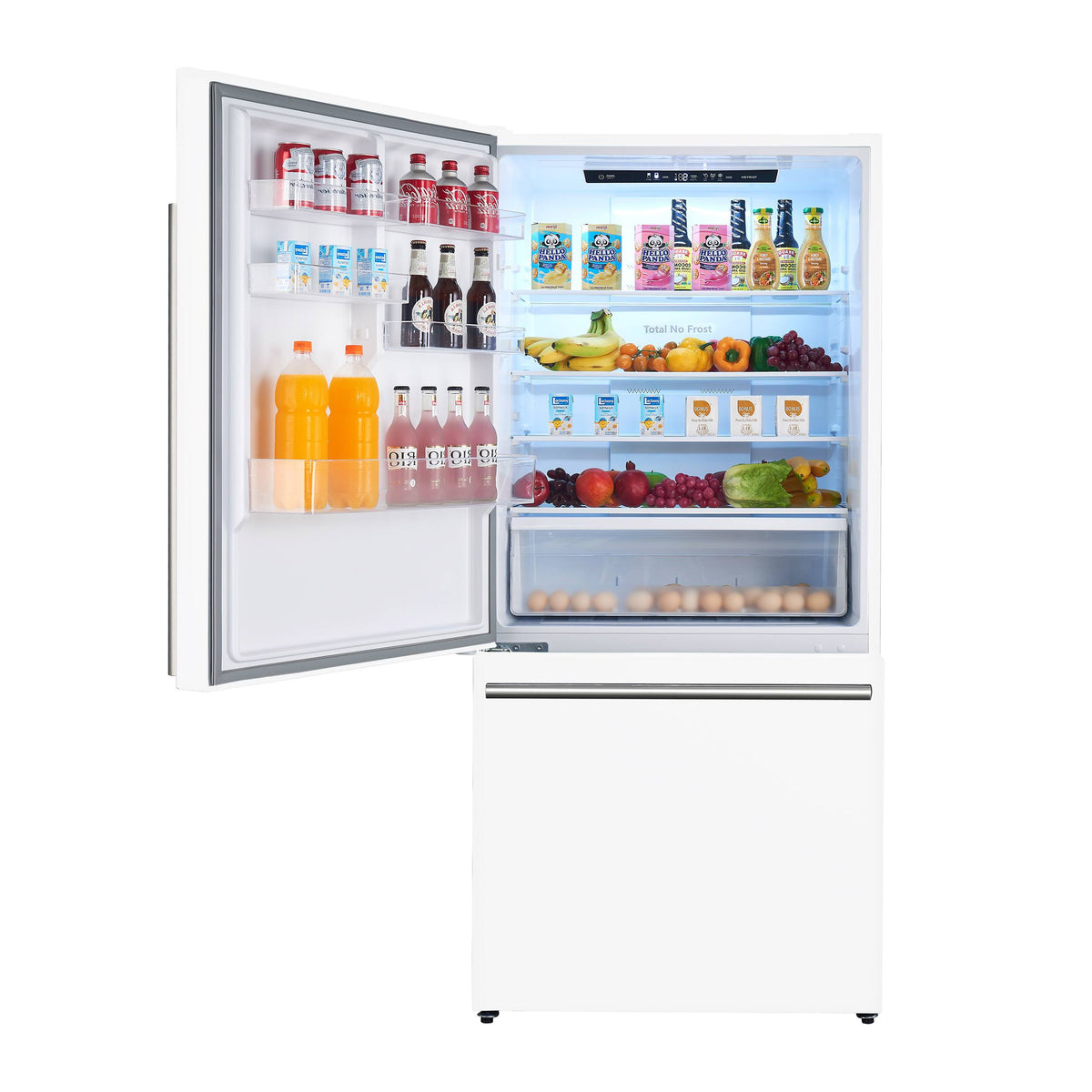 Forno Appliances - Milano Espresso 17.2 Cu. Ft. Bottom Freezer Refrigerator with Built-In Ice Maker - White
