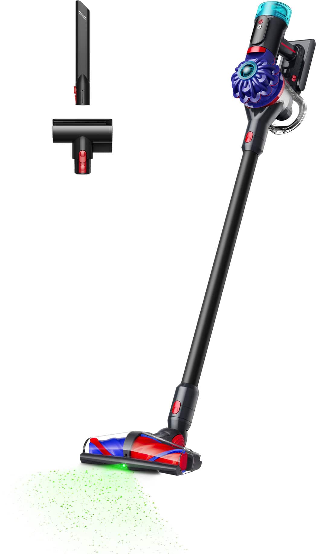 Dyson - V10 Konical Cordless Vacuum - Black/Blue