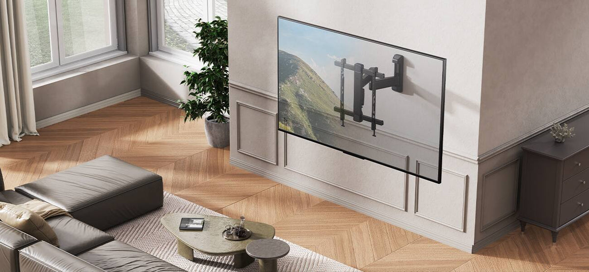 ErgoAV - 39"-65" Full Motion TV Mount - Black