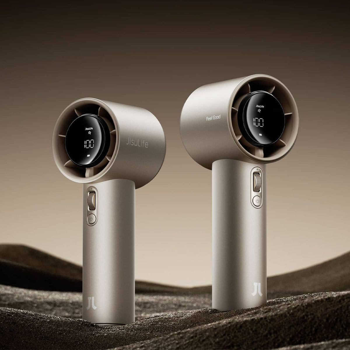 Jisulife - Handheld Fan Pro1 S - Light Brown