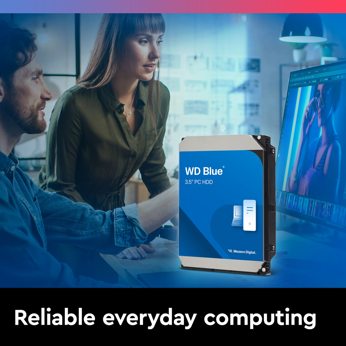 WD - Blue 4TB PC Internal Hard Drive for Desktops