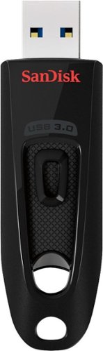 SANDISK - Ultra 128GB USB 3.0 Flash Drive - Black