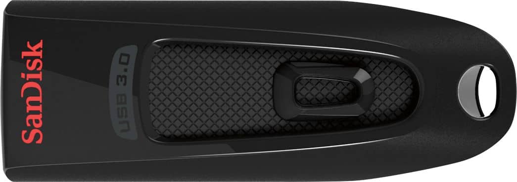 SANDISK - Ultra 128GB USB 3.0 Flash Drive - Black