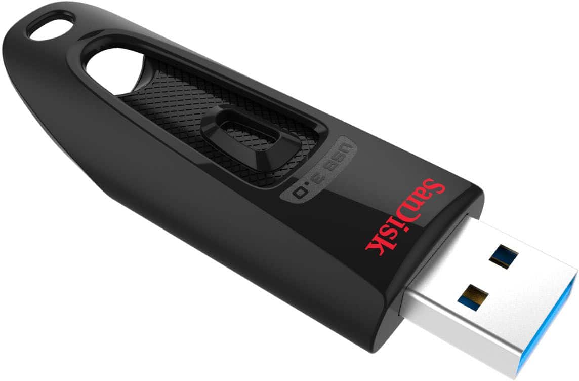 SANDISK - Ultra 128GB USB 3.0 Flash Drive - Black