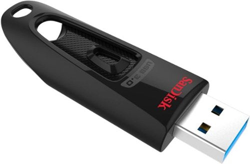 SANDISK - Ultra 128GB USB 3.0 Flash Drive - Black
