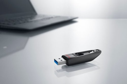 SANDISK - Ultra 128GB USB 3.0 Flash Drive - Black