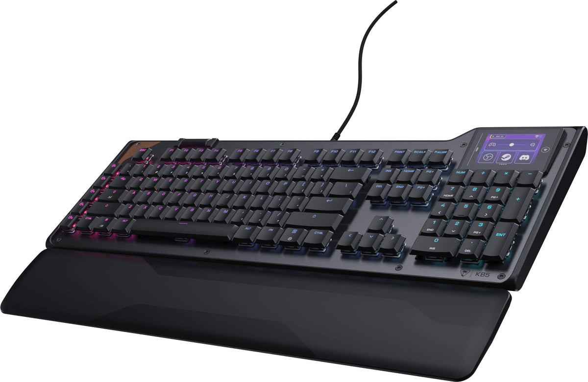 Turtle Beach - Command Series KB5 Full-Size Wired Mechanical Gaming Keyboard for PC - Black
