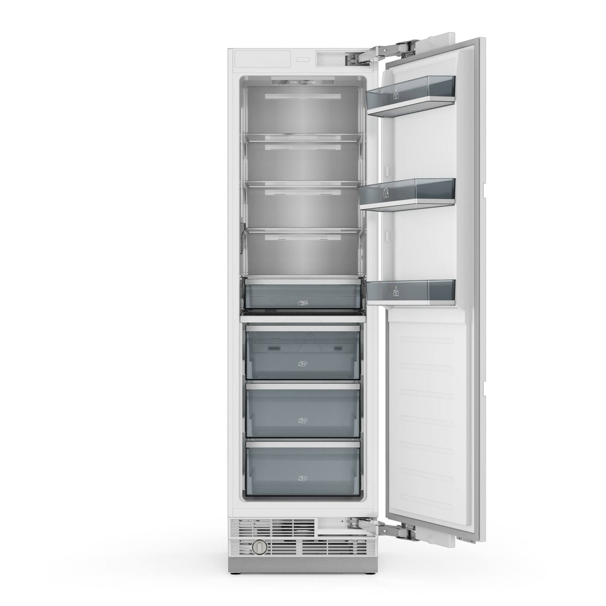 Thor Kitchen - 24 in. Wide 12.5-Cu. Ft. Built In Column Refrigerator - Custom Panel Ready - White