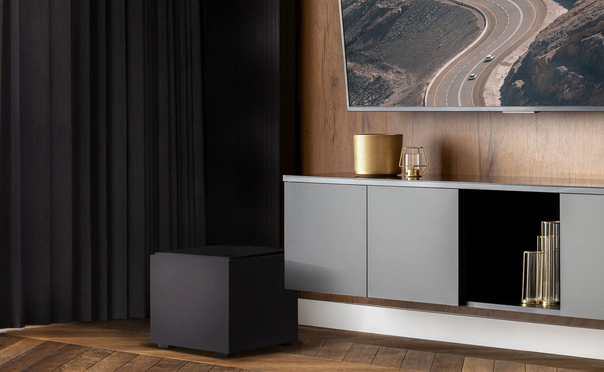 Definitive Technology - Descend DN10 10" Sub, 3XR Architecture, 500W Peak Class D Amplifier, (2) 10" Bass Radiators - Black