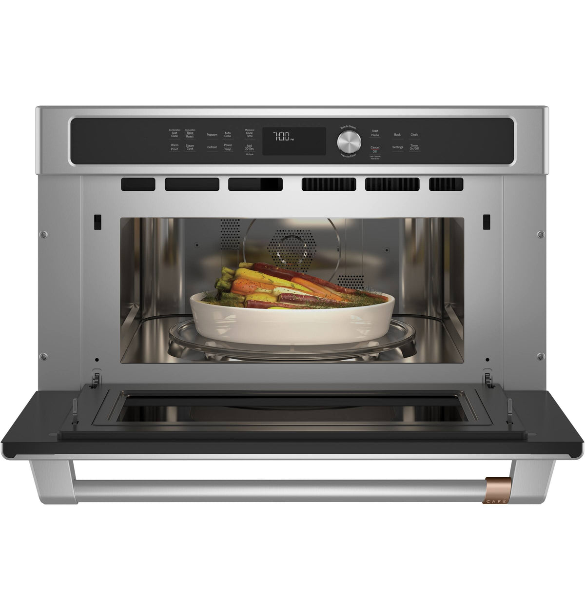 Café - 1.7 Cu. Ft. Convection Built-In Microwave with Sensor Cooking - Stainless Steel