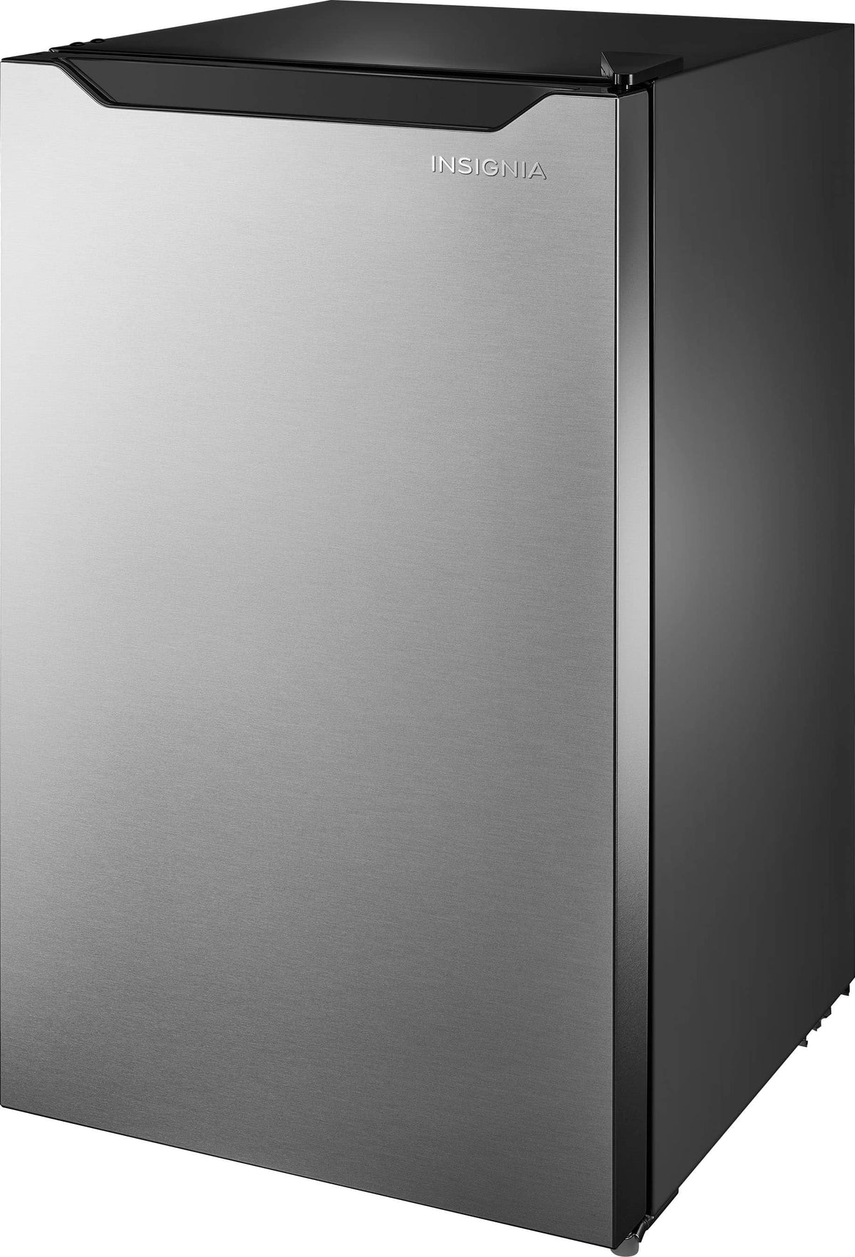 Insignia™ - 4.4 Cu. Ft. Mini Fridge with Door Storage and ENERGY STAR Certification - Stainless Steel