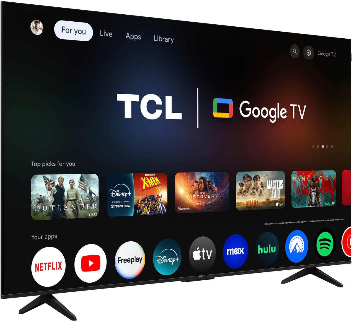 TCL - 85" Class Q5K Series 4K UHD QLED LED Smart Google TV (2025)
