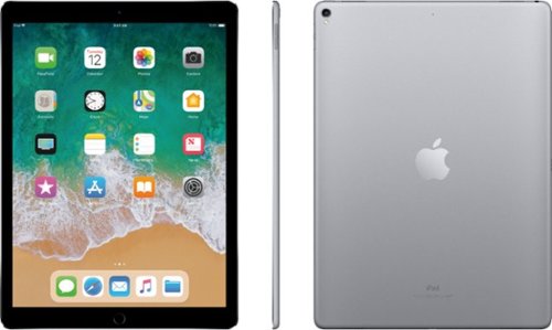 Apple - Geek Squad Certified Refurbished 12.9-Inch iPad Pro (2nd generation) with Wi-Fi - 512GB - Space Gray