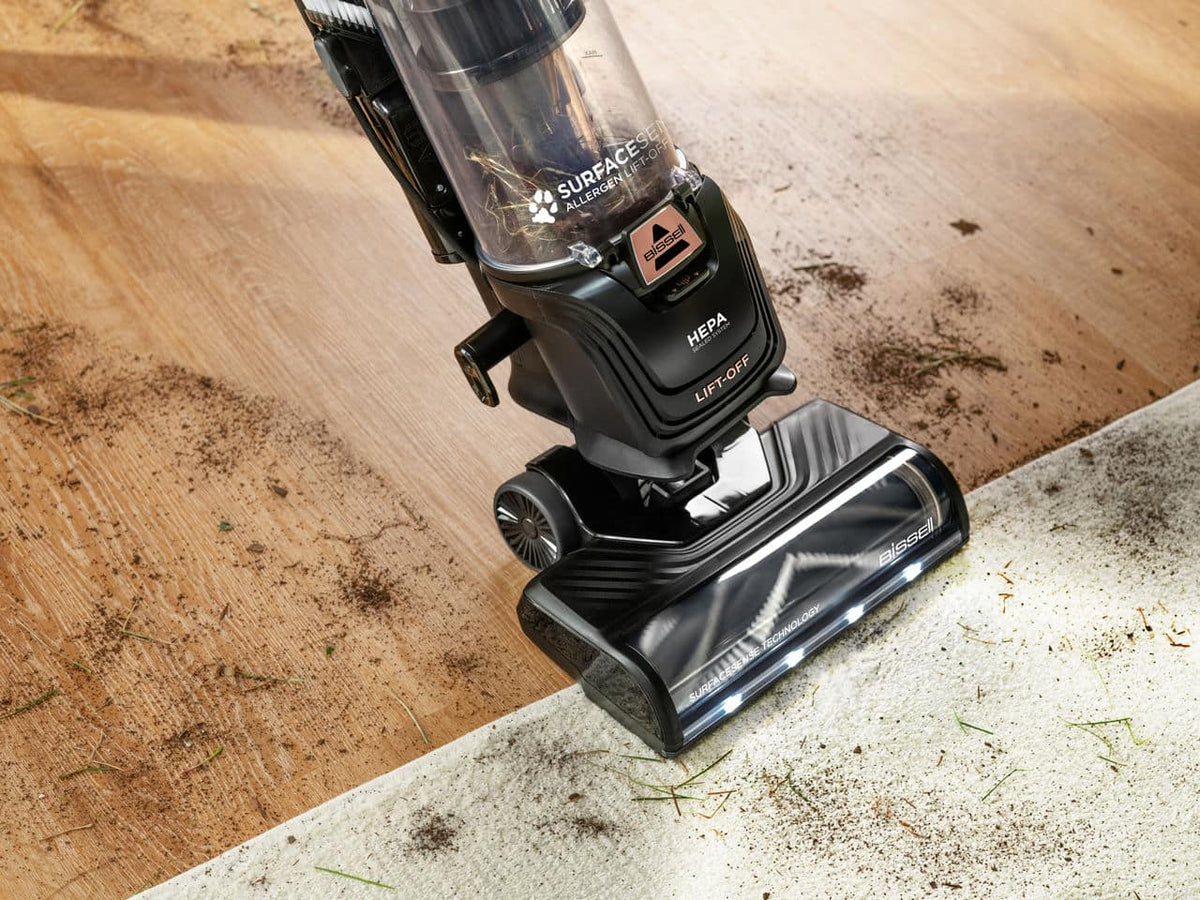 BISSELL - SurfaceSense Allergen Pet Lift-Off Upright Vacuum - Black