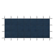 Rectangular Swimming Pool Safety Cover For Underground Pools - Blue