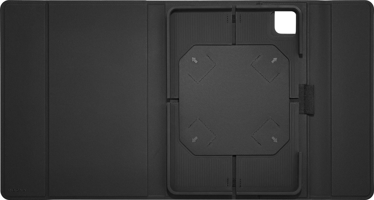 Insignia™ - Folio Case for Most 10.2" to 11" Apple iPad, iPad Air and iPad Pro Tablets - Black