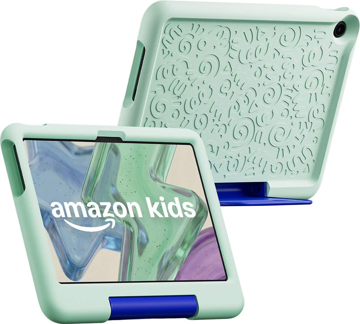 Amazon - Kids Tablet 11 (all-new) ages 3+, 11" 2.5K display, 8GB, includes 1-year Kids+ subscription, parental controls - Cool Green