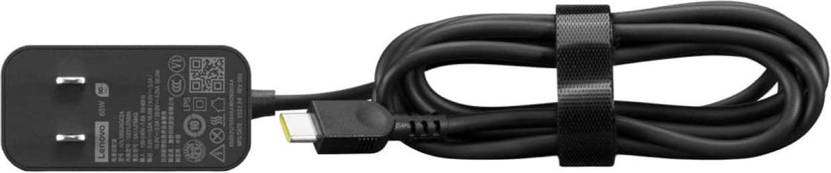 Lenovo - 65W USB-C Wall Adapter - Black