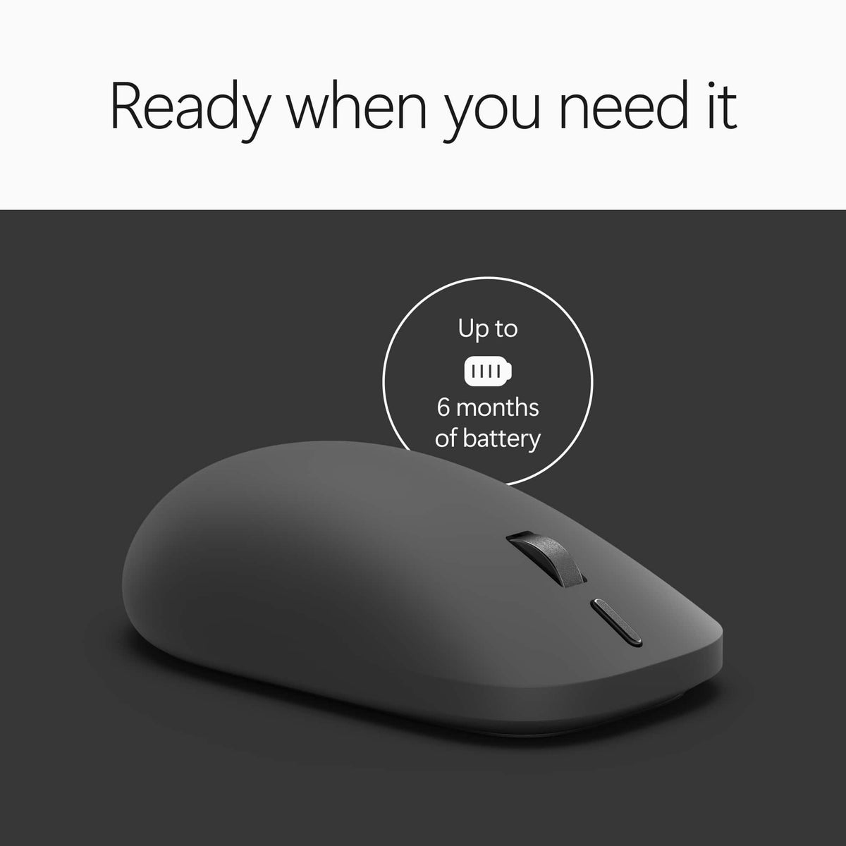 Microsoft - Surface Mouse - Bluetooth Ambidextrous Mouse with BlueTrack and Haptics - Wireless - Black