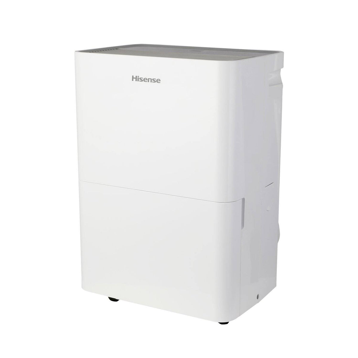 Hisense - 35 Pint 3000 Sq. Ft. 8 quarts Bucket Capacity Compact Dehumidifier with Slide-Out Bucket - White