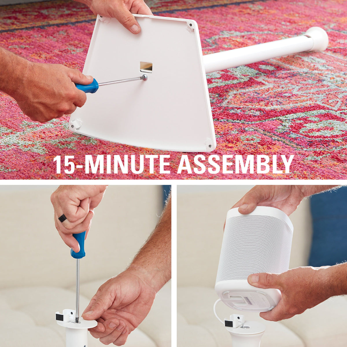 Sanus - Speaker Stand - White