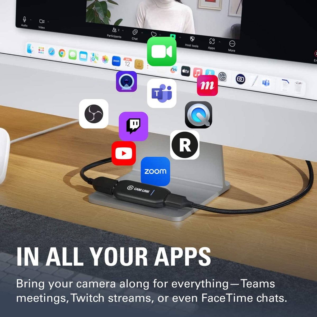 Elgato - Cam Link 4K – Windows & macOS - Black