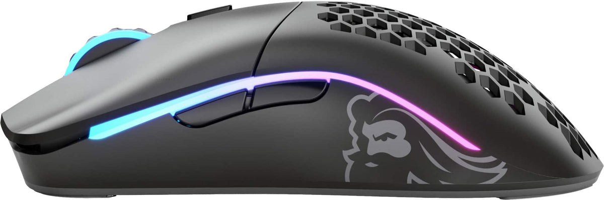 Glorious - Model O Lightweight Wireless Optical Gaming Mouse with Customizable RGB - Wireless - Black