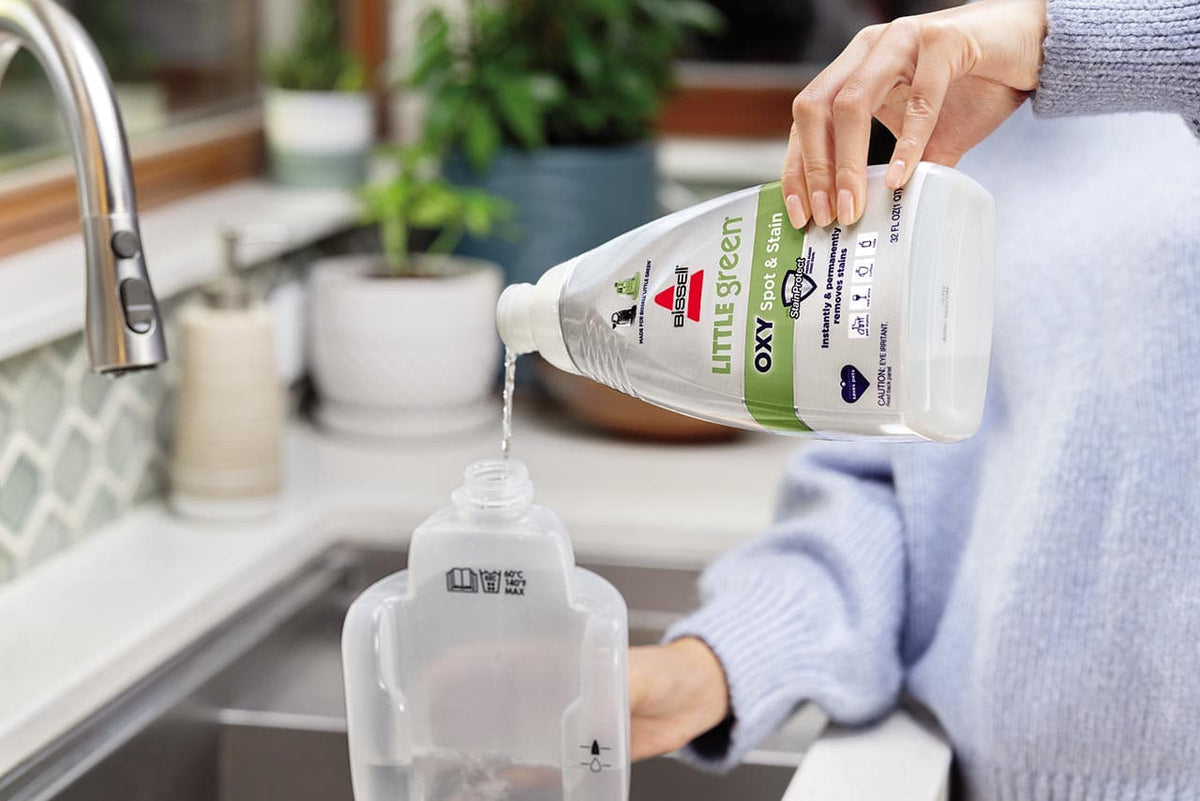 BISSELL - Little Green Mini Cordless Carpet Cleaner - Tea
