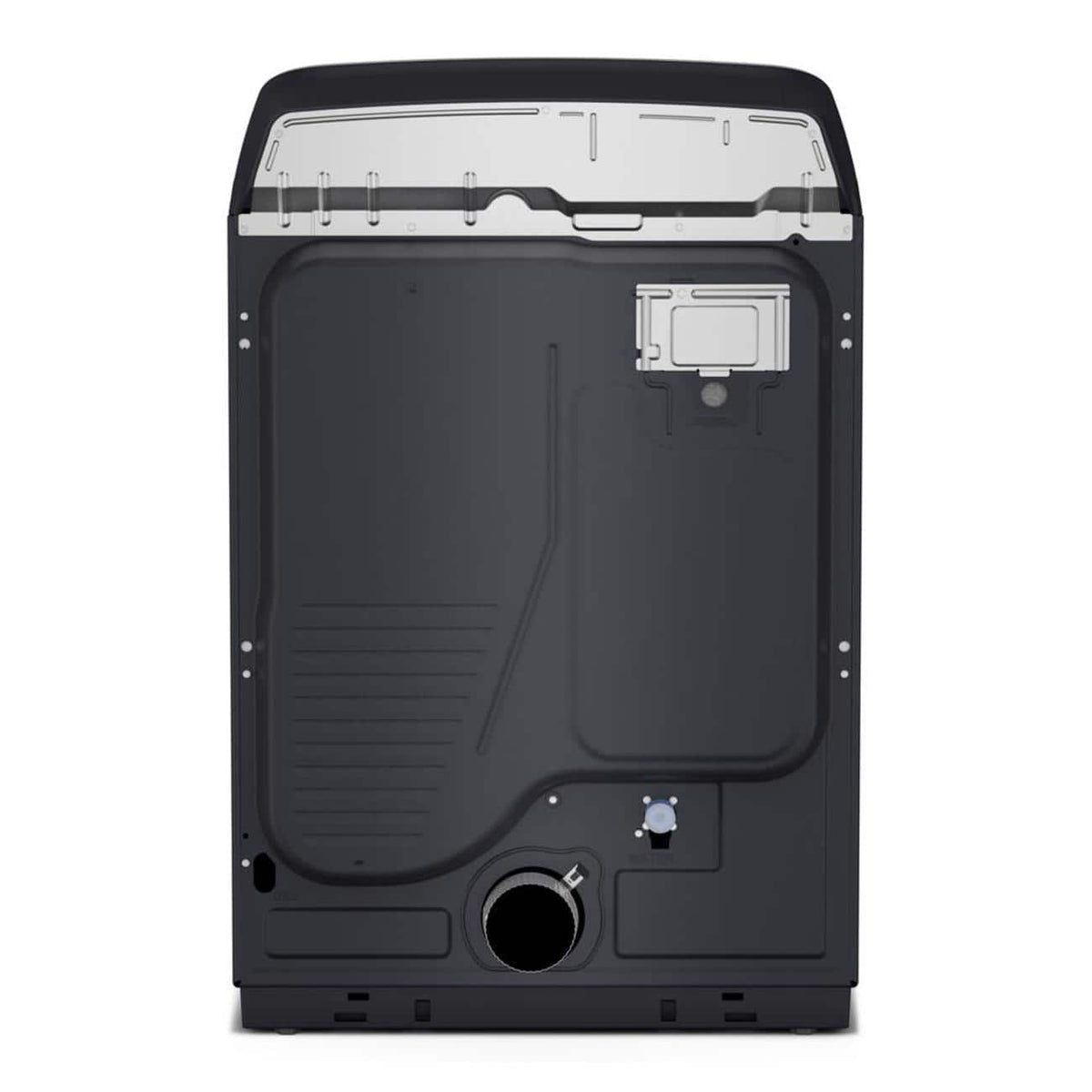 Maytag - 7.4 Cu. Ft. Pet Pro Top Load Electric Dryer with Extra Power and Sanitize Cycle - Midnight Steel