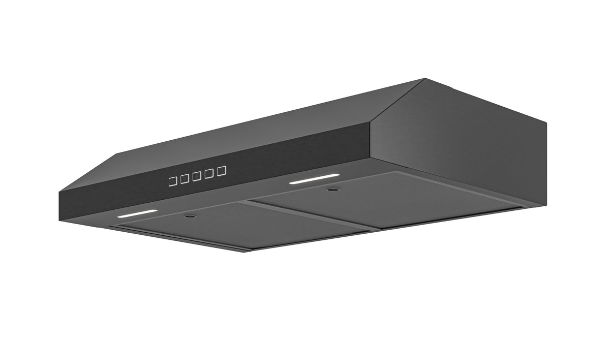 Broan - 36 inches - Convertible - Under cabinet Range Hood - Black