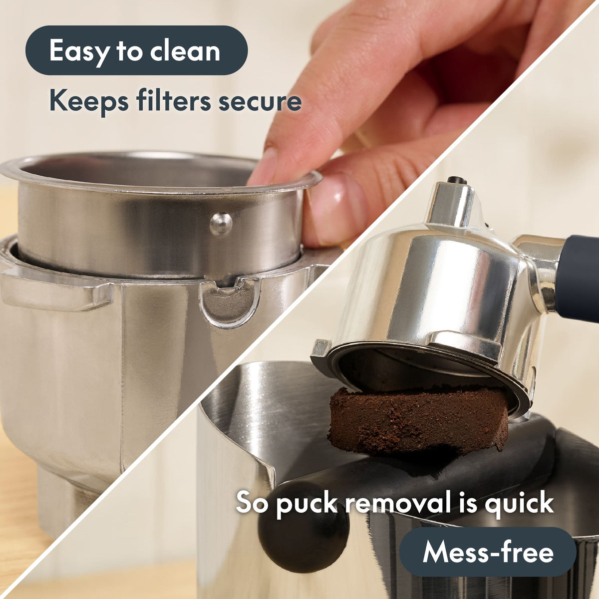 Bella - JOLT 20-Bar Slim Espresso Maker - Slate