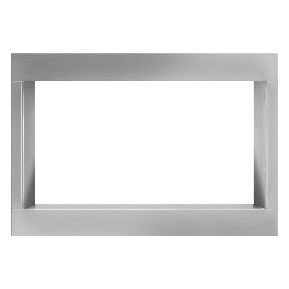 Fisher & Paykel - 30" Trim Kit for Microwaves - Stainless Steel