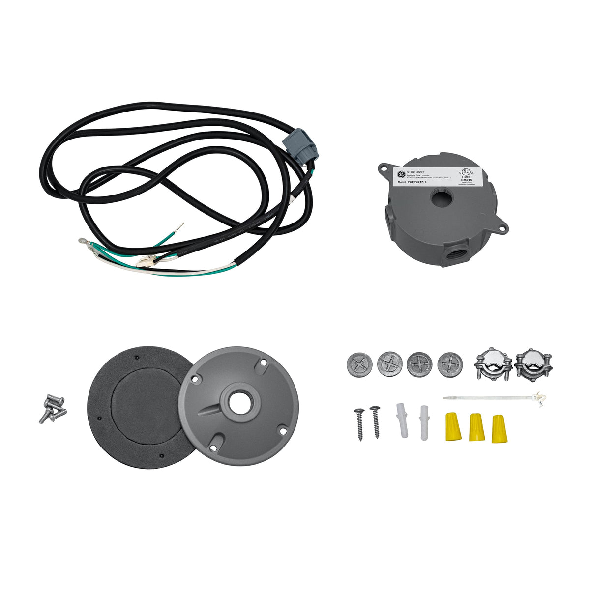 GE Profile - Optional Power Conversion Kit for Compact Dishwasher PZF560HGWBB - Black
