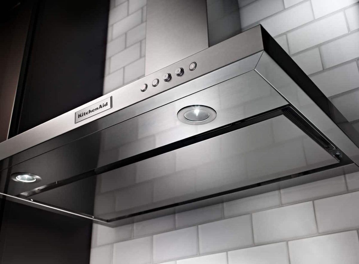KitchenAid - 36 inches - Convertible - Wall Range Hood - Stainless Steel