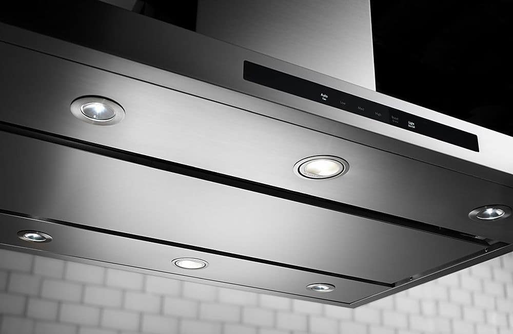KitchenAid - 42 inches - Convertible - Island Range Hood - Stainless Steel