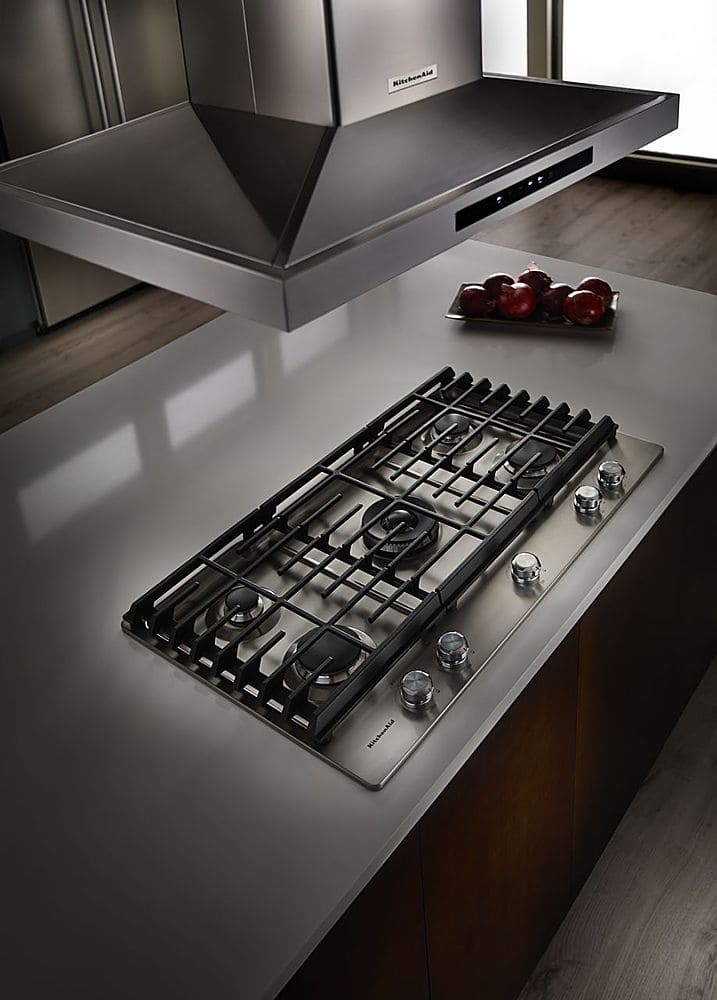 KitchenAid - 42 inches - Convertible - Island Range Hood - Stainless Steel