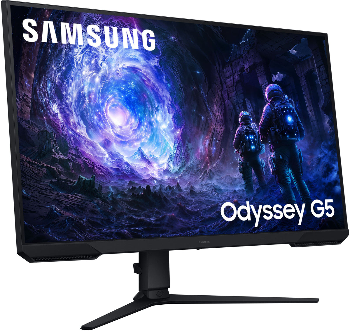 Samsung - 32" Odyssey G51F QHD 180Hz 1ms AMD FreeSync Gaming Monitor with HDR10 (DisplayPort, HDMI) - Black