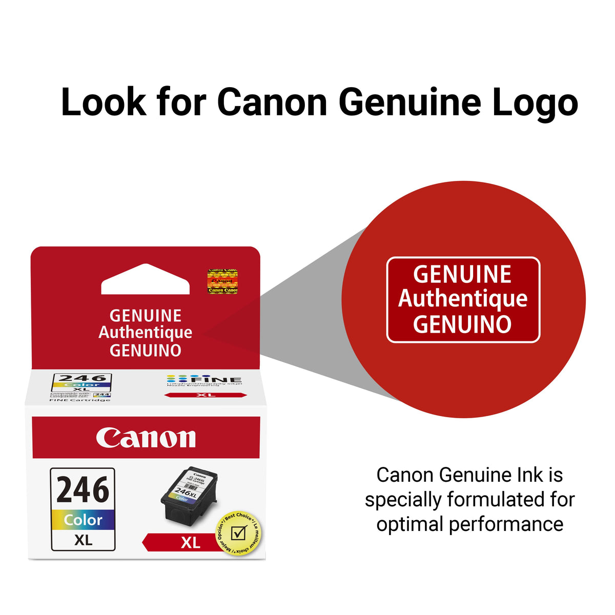 Canon - CL-246XL High Yield Ink Cartridge - Multi