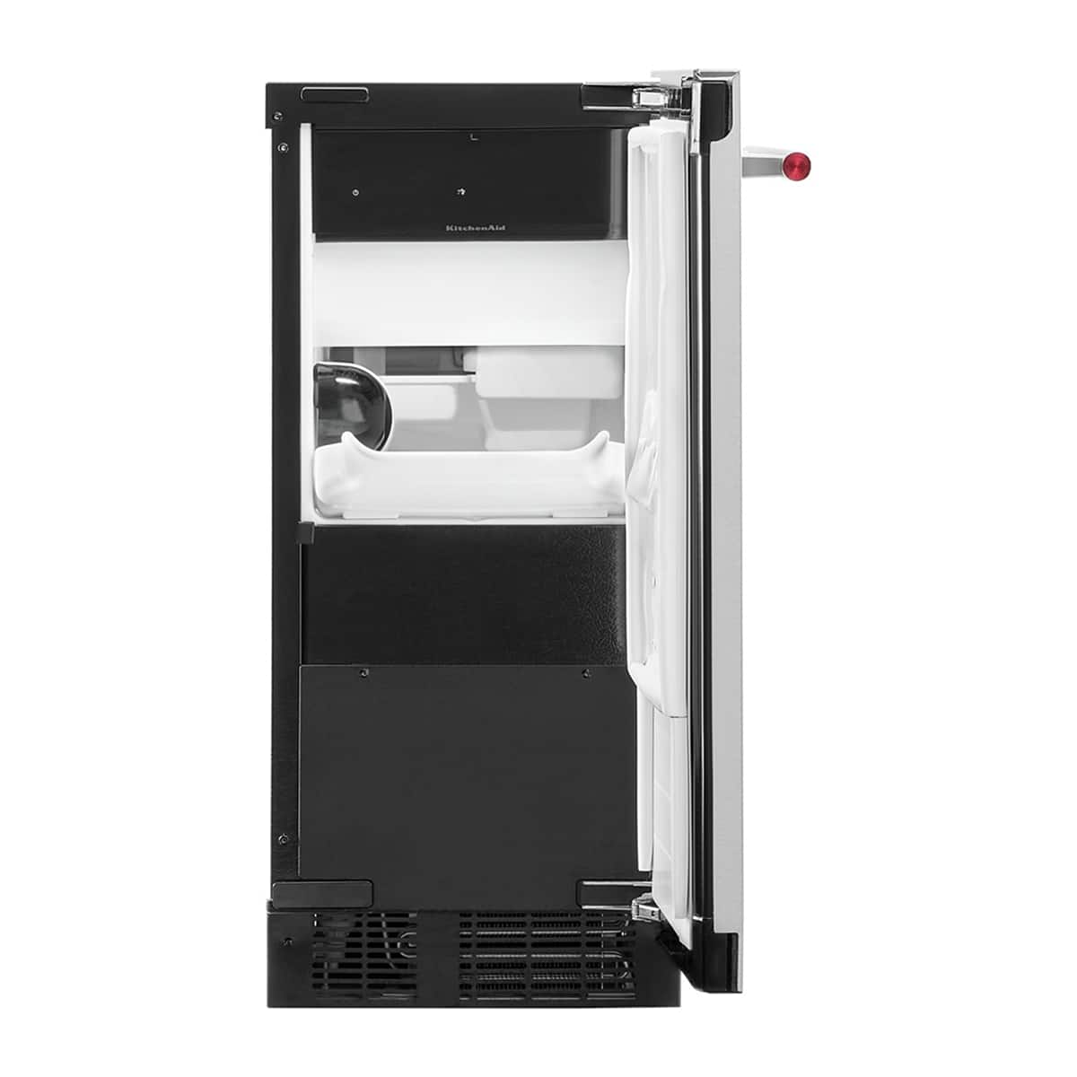 KitchenAid - 15" 25-Lb. Ice Maker - PrintShield Stainless Finish