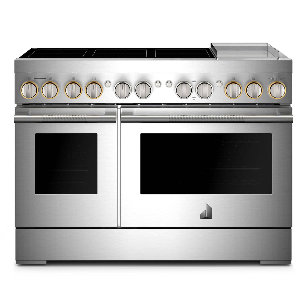 JennAir - 48 in. Wide 6 Elements RISE 6.3 Cu. Ft. Freestanding Electric Induction Range - Stainless Steel